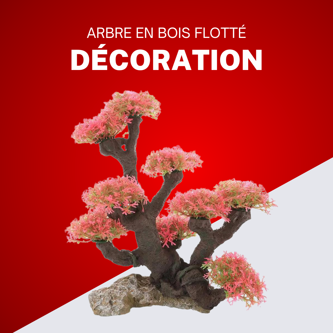 Arbre en bois flotté Rose COUVERTURE